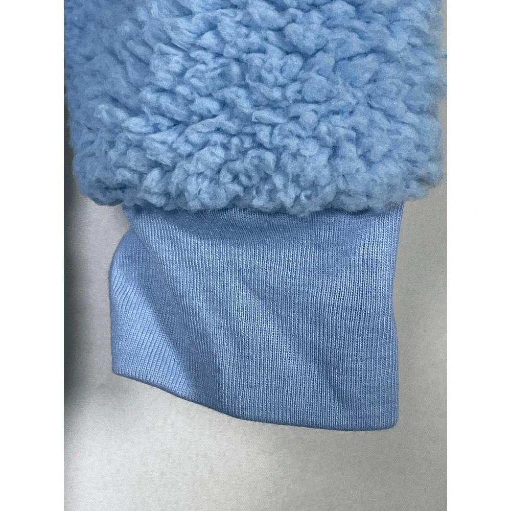 Disney Winnie The Pooh Eeyore Sherpa Cosplay Union Blue Suit Pajama Women's XL - Picture 8 of 13